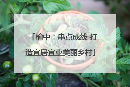 榆中：串点成线 打造宜居宜业美丽乡村