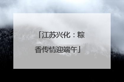 江苏兴化：粽香传情迎端午
