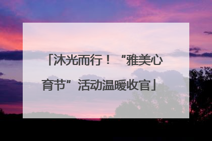 沐光而行！“雅美心育节”活动温暖收官