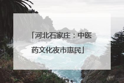 河北石家庄：中医药文化夜市惠民