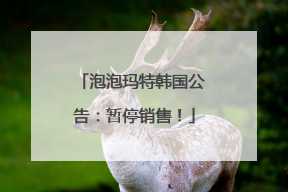 泡泡玛特韩国公告：暂停销售！