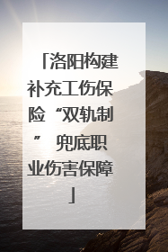 洛阳构建补充工伤保险“双轨制” 兜底职业伤害保障