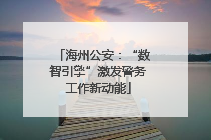 海州公安：“数智引擎”激发警务工作新动能