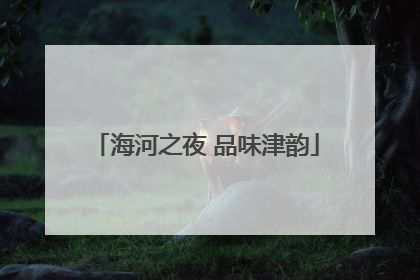 海河之夜 品味津韵