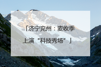 济宁兖州：麦收季上演“科技秀场”