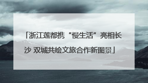 浙江莲都携“慢生活”亮相长沙 双城共绘文旅合作新图景