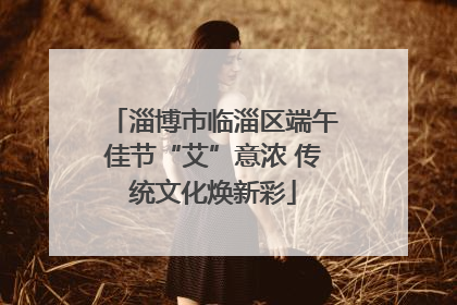 淄博市临淄区端午佳节“艾”意浓 传统文化焕新彩