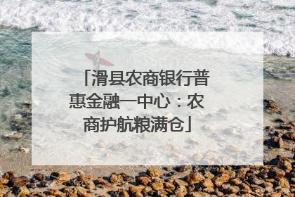 滑县农商银行普惠金融一中心：农商护航粮满仓