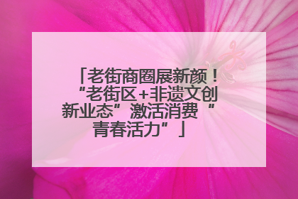 老街商圈展新颜！“老街区+非遗文创新业态”激活消费“青春活力”