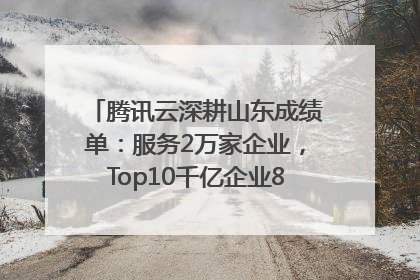 腾讯云深耕山东成绩单：服务2万家企业，Top10千亿企业8家选择腾讯云