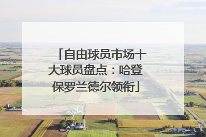 自由球员市场十大球员盘点：哈登保罗兰德尔领衔