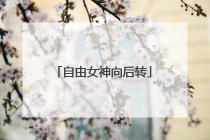 自由女神向后转