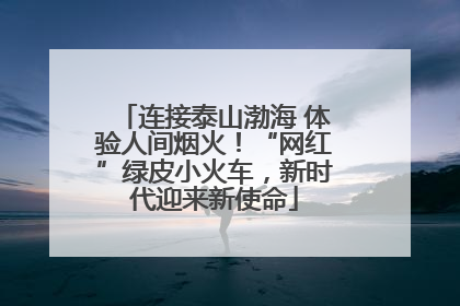 连接泰山渤海 体验人间烟火！“网红”绿皮小火车，新时代迎来新使命