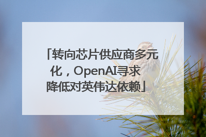 转向芯片供应商多元化，OpenAI寻求降低对英伟达依赖