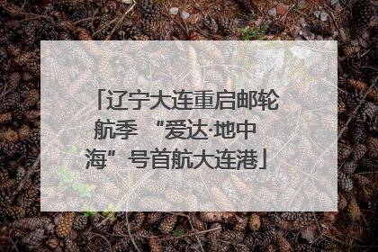 辽宁大连重启邮轮航季 “爱达·地中海”号首航大连港