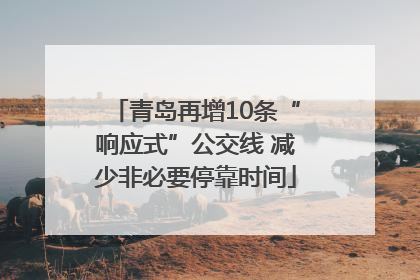 青岛再增10条“响应式”公交线 减少非必要停靠时间