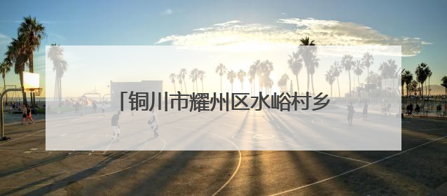 铜川市耀州区水峪村乡村治理的正确打开方式