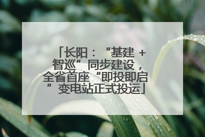 长阳：“基建 + 智巡”同步建设，全省首座“即投即启”变电站正式投运