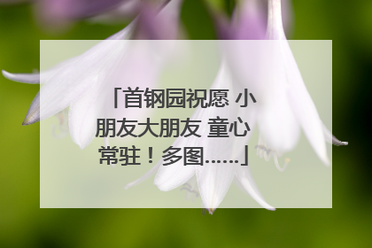 首钢园祝愿 小朋友大朋友 童心常驻！多图……