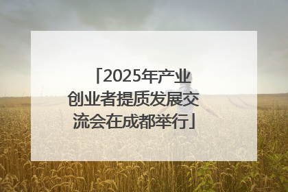 2025年产业创业者提质发展交流会在成都举行