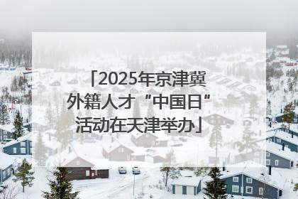 2025年京津冀外籍人才“中国日”活动在天津举办