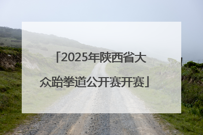 2025年陕西省大众跆拳道公开赛开赛