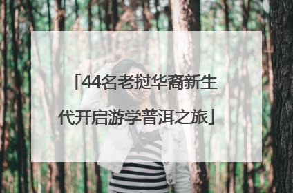 44名老挝华裔新生代开启游学普洱之旅