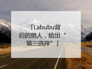 Labubu背后的男人，给出“第三选择”