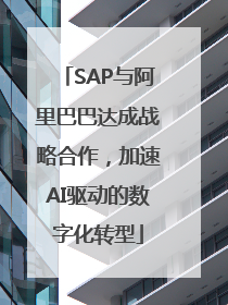 SAP与阿里巴巴达成战略合作，加速AI驱动的数字化转型